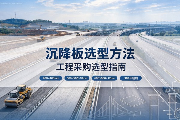 兴安盟沉降板选择方法